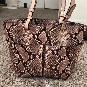 Michael Kors Snakeskin Tote!